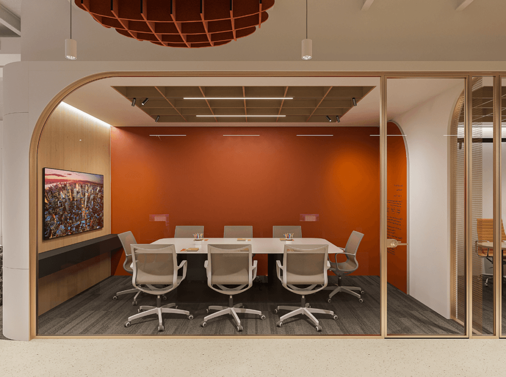 Premium office workspace design in DIFC Dubai