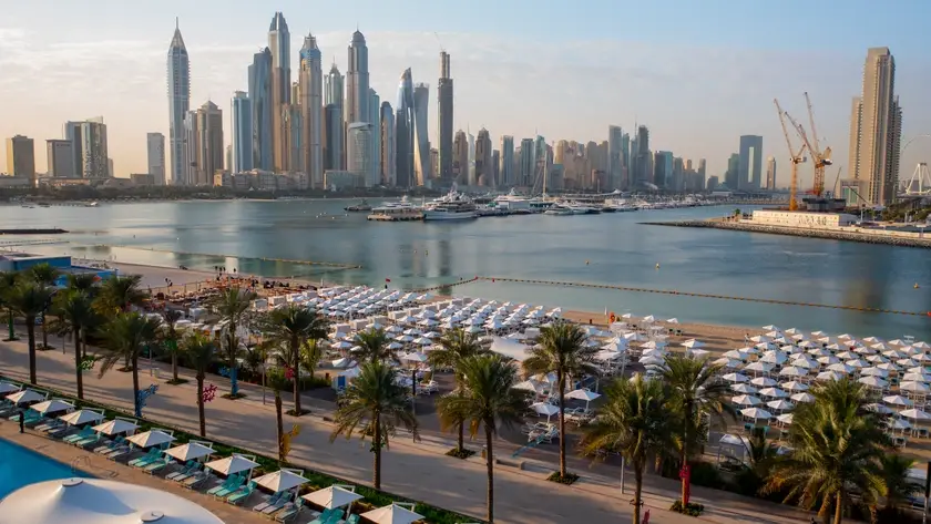 Corporate office interior fitout Palm Jumeirah by fitout contractors in Dubai